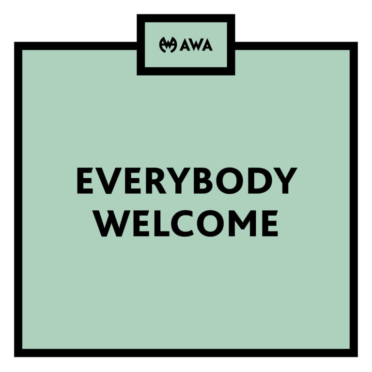 Trainee campaign message "Everybody welcome"